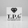 TPG Logo Dekal – Svart/Vit 100mm×90mm