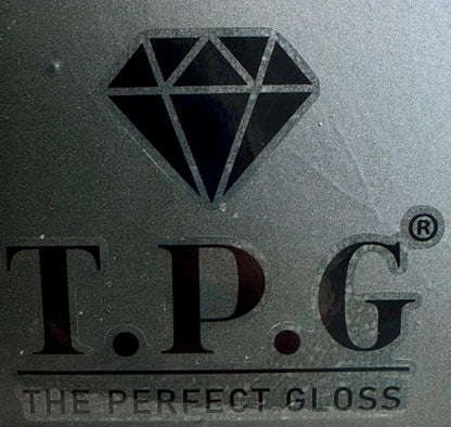 TPG Logo Decal – Black/White 100mm×90mm